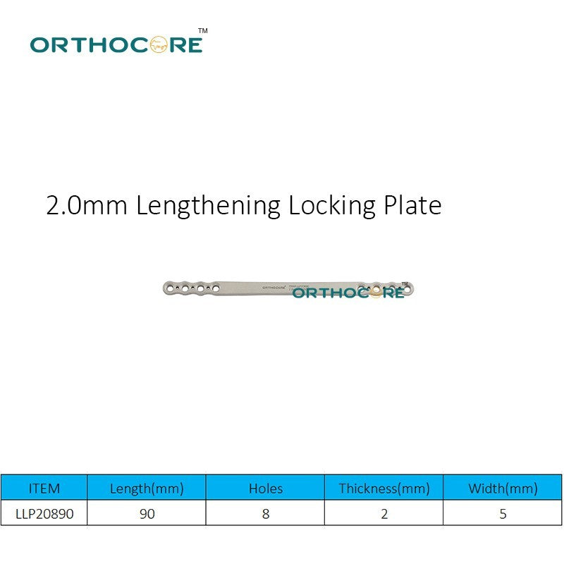 2.0mm Lengthening Locking Plate