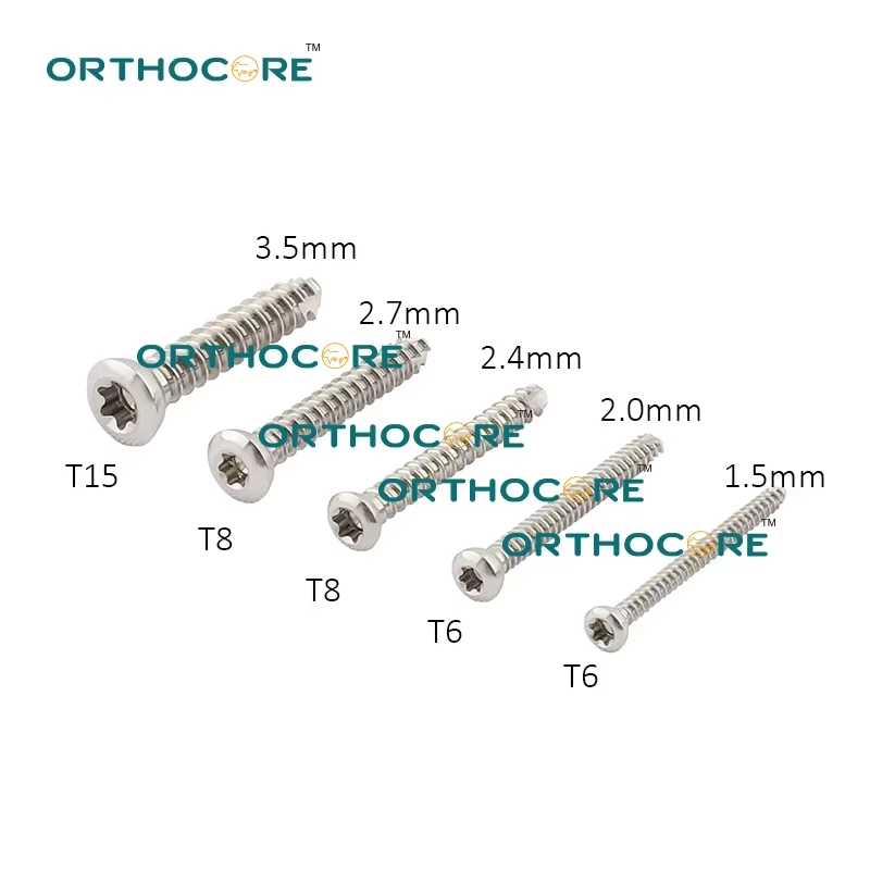2.0MM Star Head Self-Tapping Cortical Screws