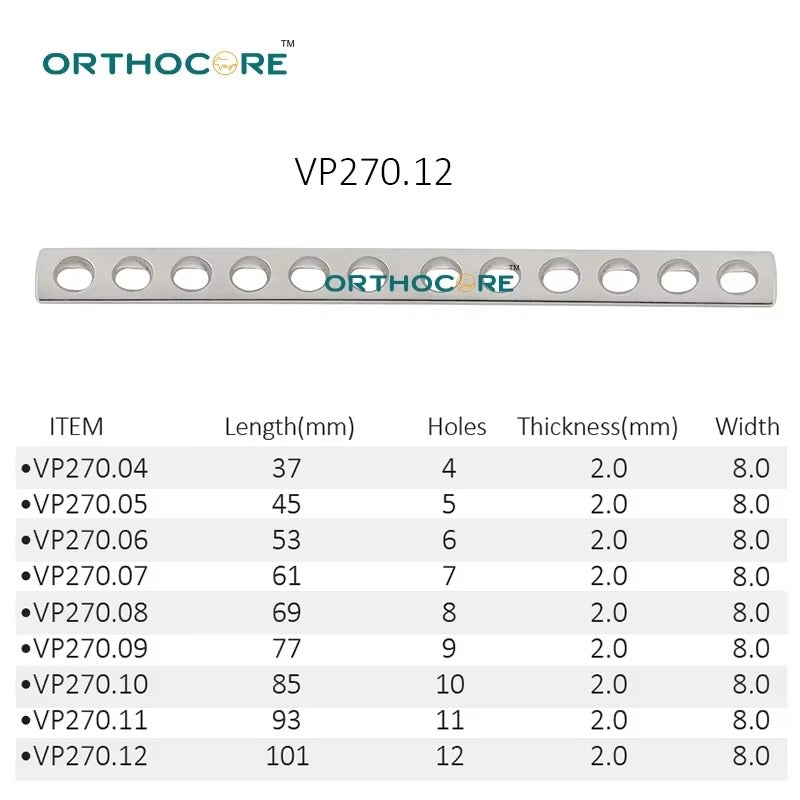 2.7mm DCP Compression Bone Plate