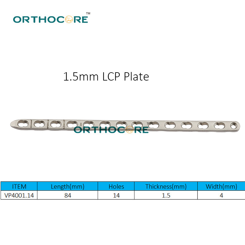 1.5mm Locking Compression Plates LCP