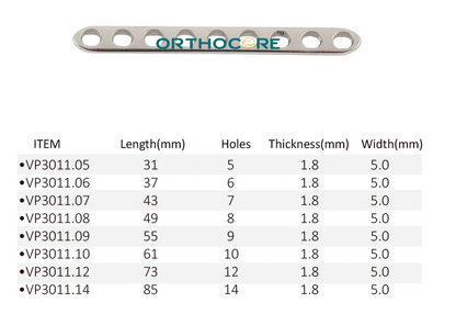 2.0mm/1.5mm LC-DCP Limited Contact Compression Plates