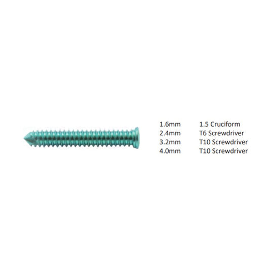 1.6mm ALPS Locking Screw (Titanium)