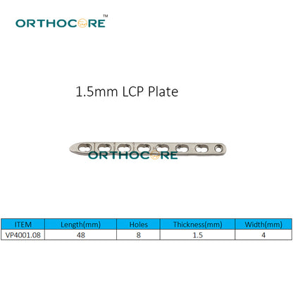 1.5mm Locking Compression Plates LCP
