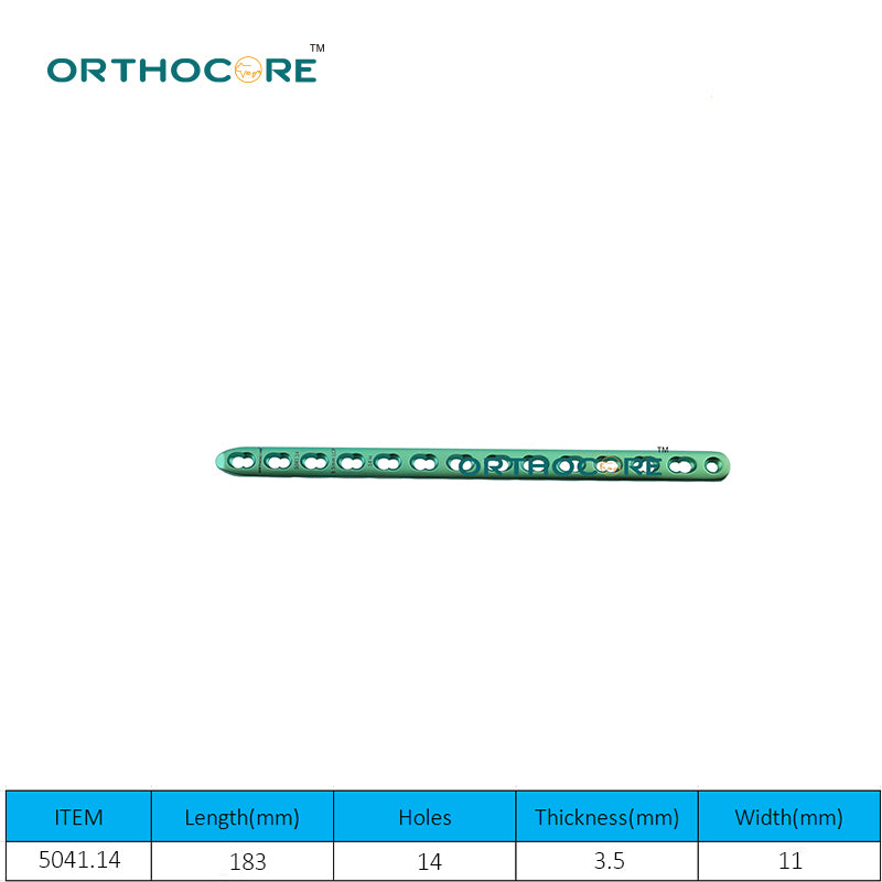 3.5mm Titanium LCP Narrow Locking Compression Plates