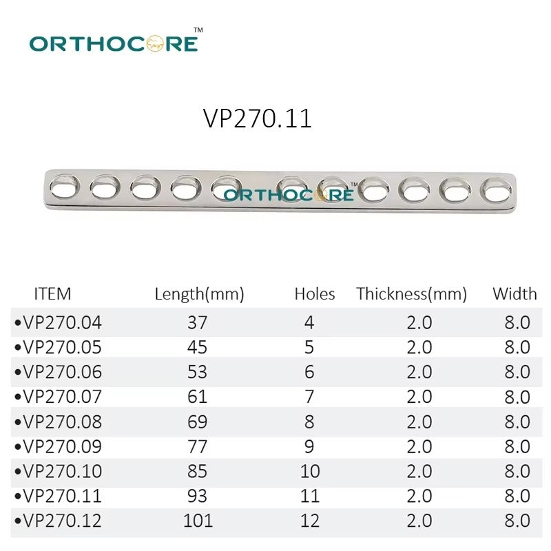 2.7mm DCP Compression Bone Plate