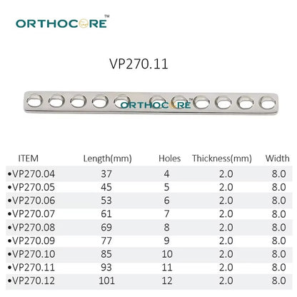 2.7mm DCP Compression Bone Plate
