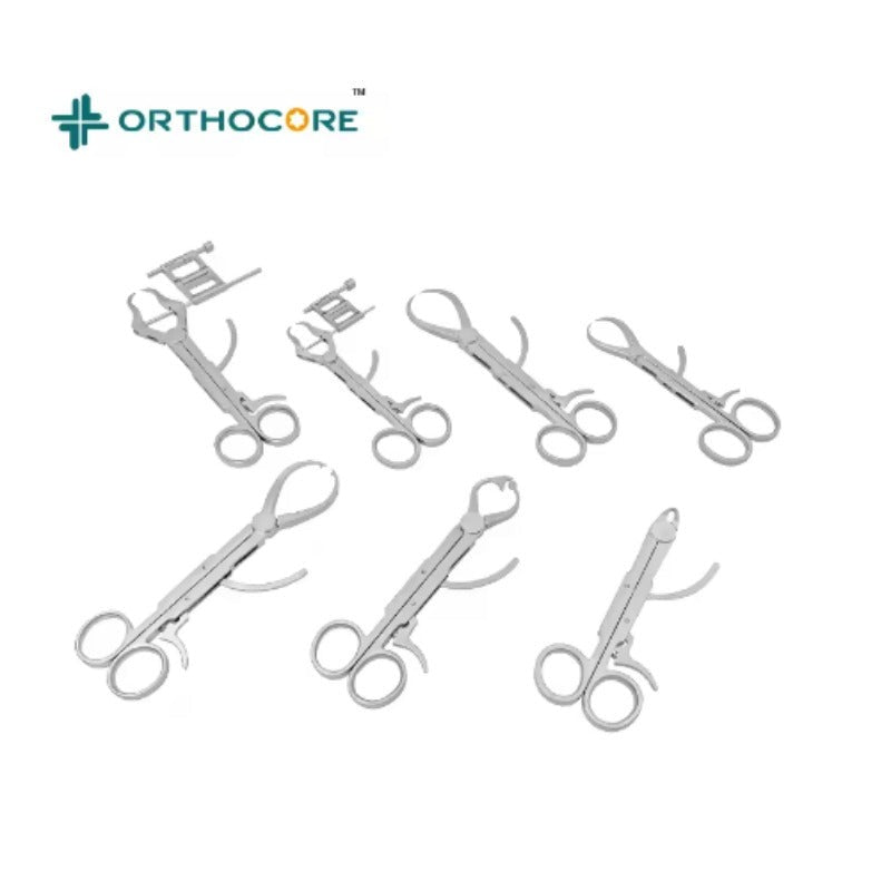 Micrometric Locking Forceps Set