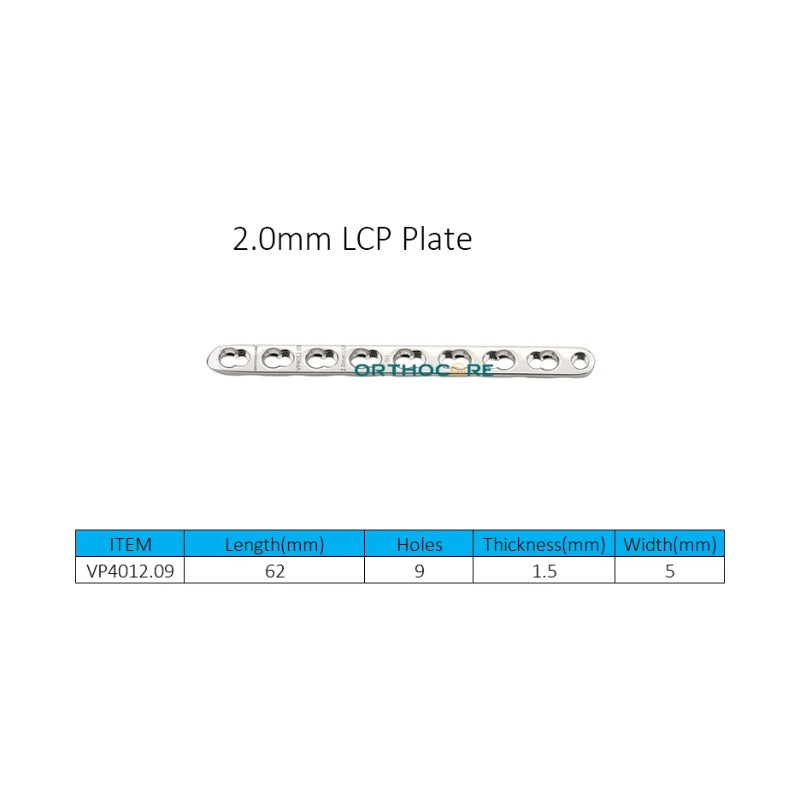 2.0mm Locking Compression Plates LCP