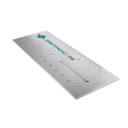 Surgical Measuring Ruler With Gauge Holes