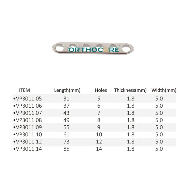 2.0mm/1.5mm LC-DCP Limited Contact Compression Plates