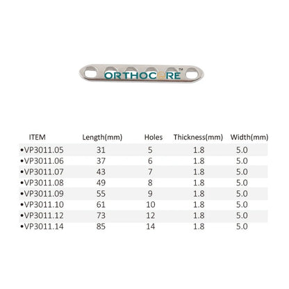 2.0mm/1.5mm LC-DCP Limited Contact Compression Plates