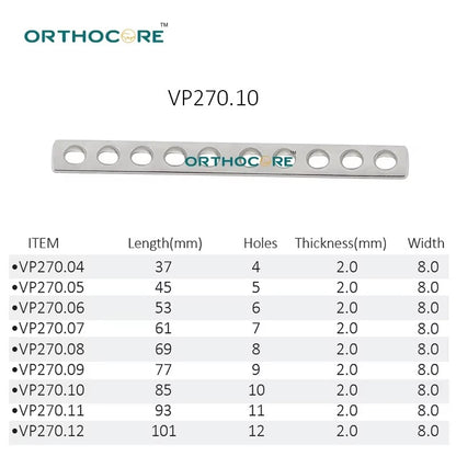 2.7mm DCP Compression Bone Plate