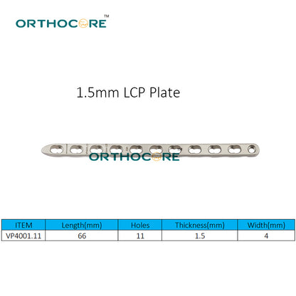 1.5mm Locking Compression Plates LCP