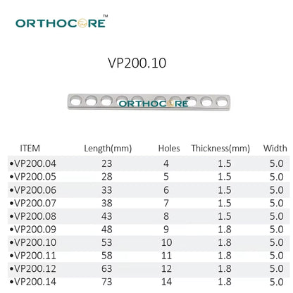 2.0mm Dcp Compression Bone Plate