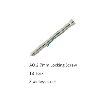 AO 2.7mm Stainless Steel Locking Screws