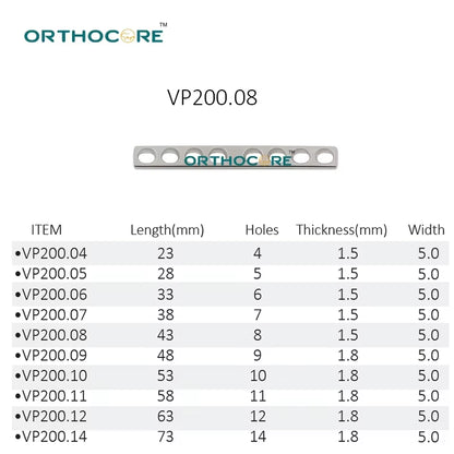 2.0mm Dcp Compression Bone Plate