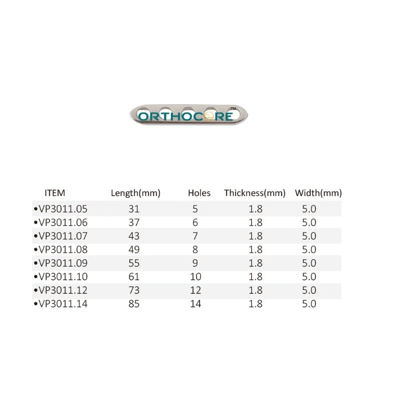 2.0mm/1.5mm LC-DCP Limited Contact Compression Plates