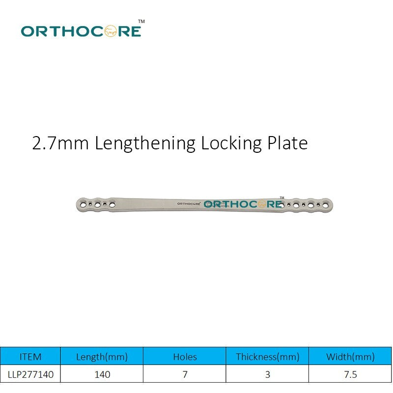 2.7mm Lengthening Locking Plate
