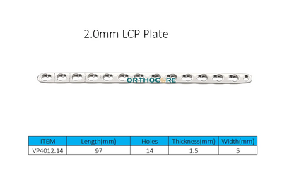 2.0mm Locking Compression Plates LCP
