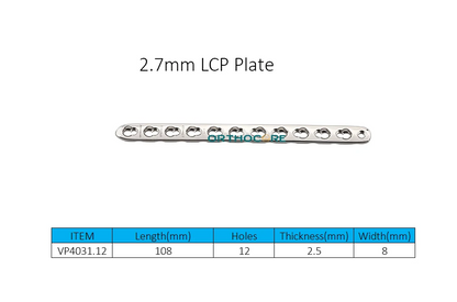 2.7mm Locking Compression Plates LCP