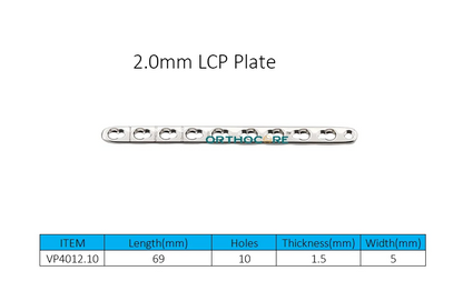 2.0mm Locking Compression Plates LCP