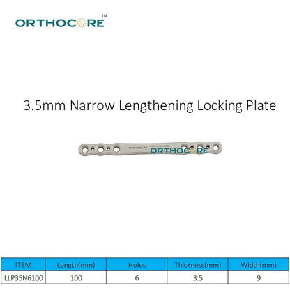 3.5mm Narrow Lengthening Locking Plate