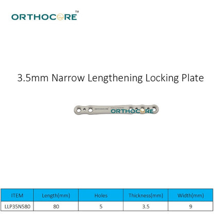 3.5mm Narrow Lengthening Locking Plate