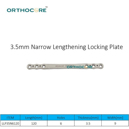 3.5mm Narrow Lengthening Locking Plate