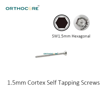 1.5MM Hex Head Self-Tapping Cortical Screw