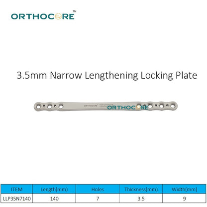 3.5mm Narrow Lengthening Locking Plate