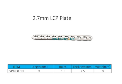 2.7mm Locking Compression Plates LCP
