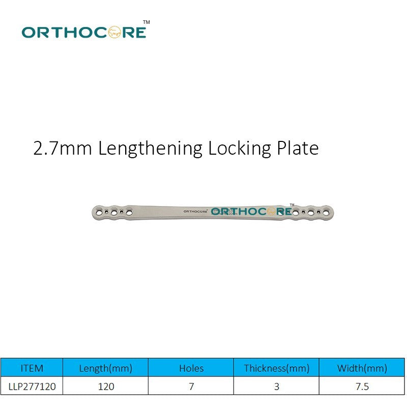 2.7mm Lengthening Locking Plate