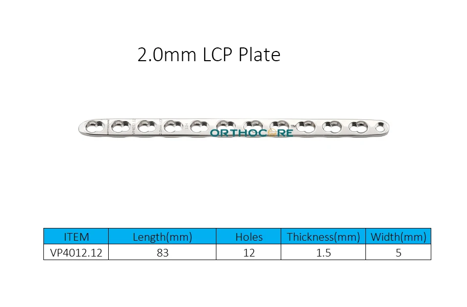 2.0mm Locking Compression Plates LCP