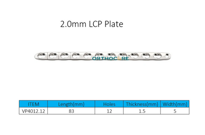2.0mm Locking Compression Plates LCP