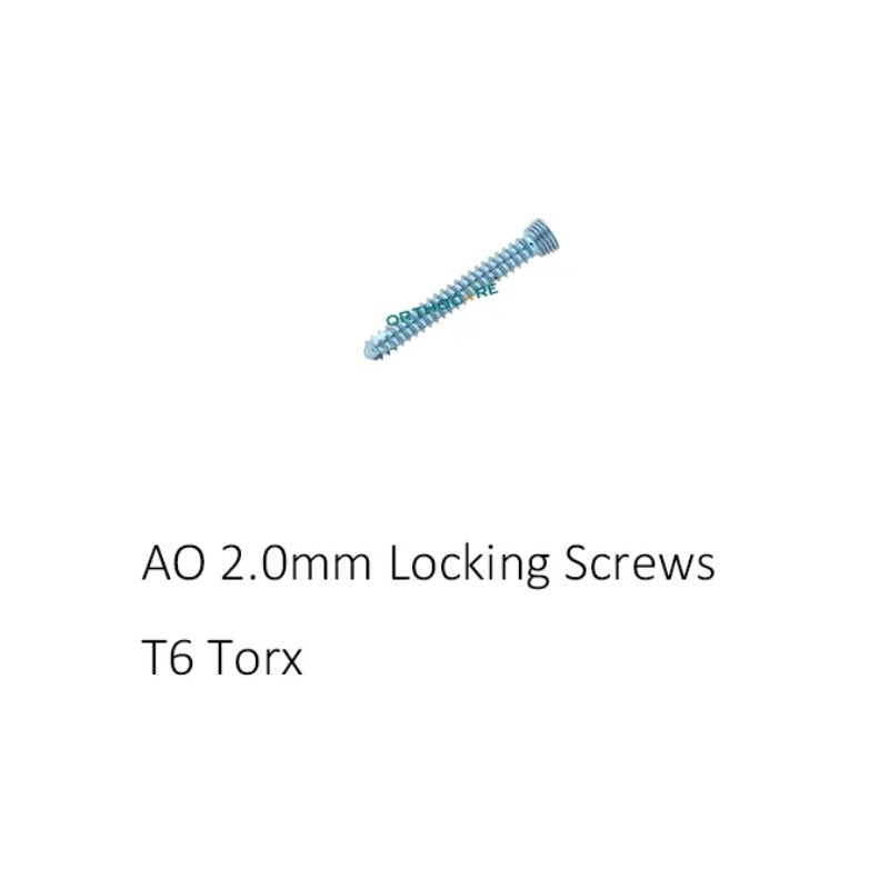 AO 2.0 mm Titanium Locking Screws