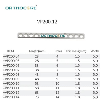 2.0mm Dcp Compression Bone Plate