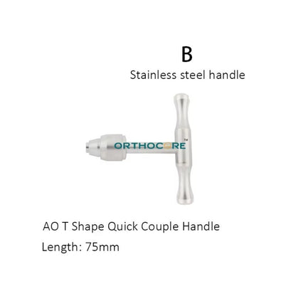 AO Quick Coupling Handle T Shape