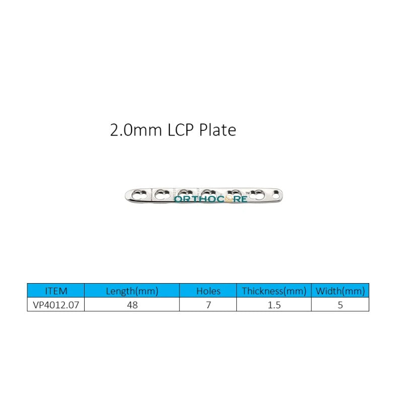 2.0mm Locking Compression Plates LCP