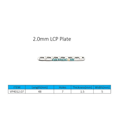 2.0mm Locking Compression Plates LCP