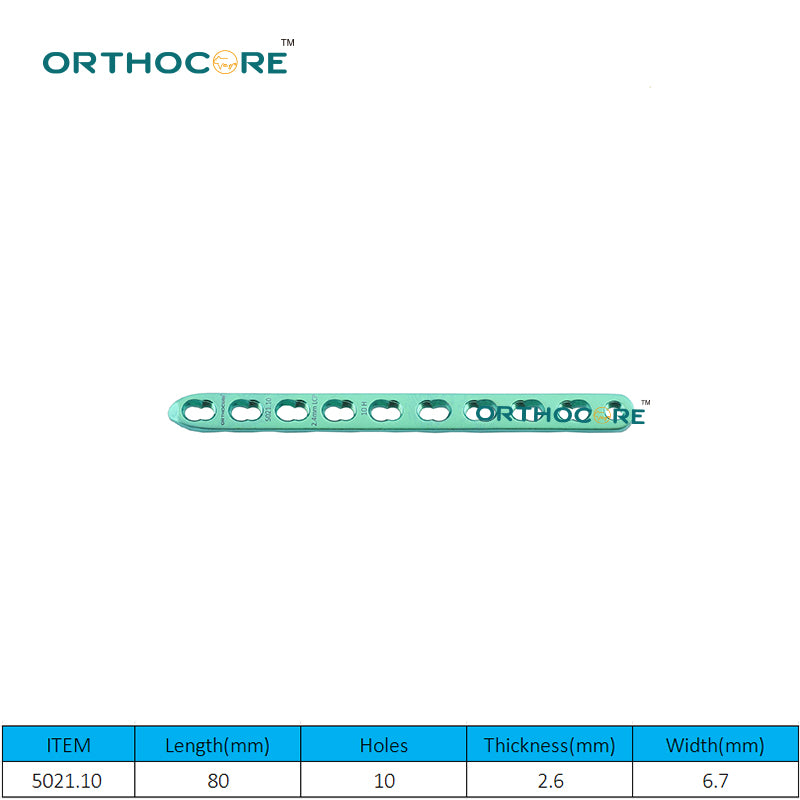 2.4mm Titanium LCP Locking Compression Plates