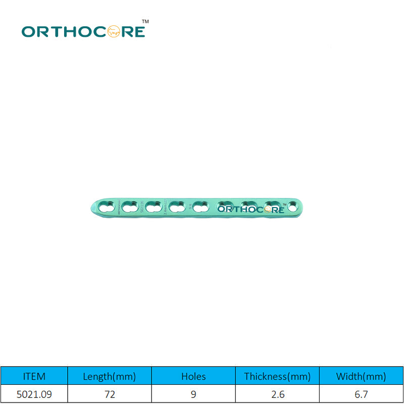 2.4mm Titanium LCP Locking Compression Plates