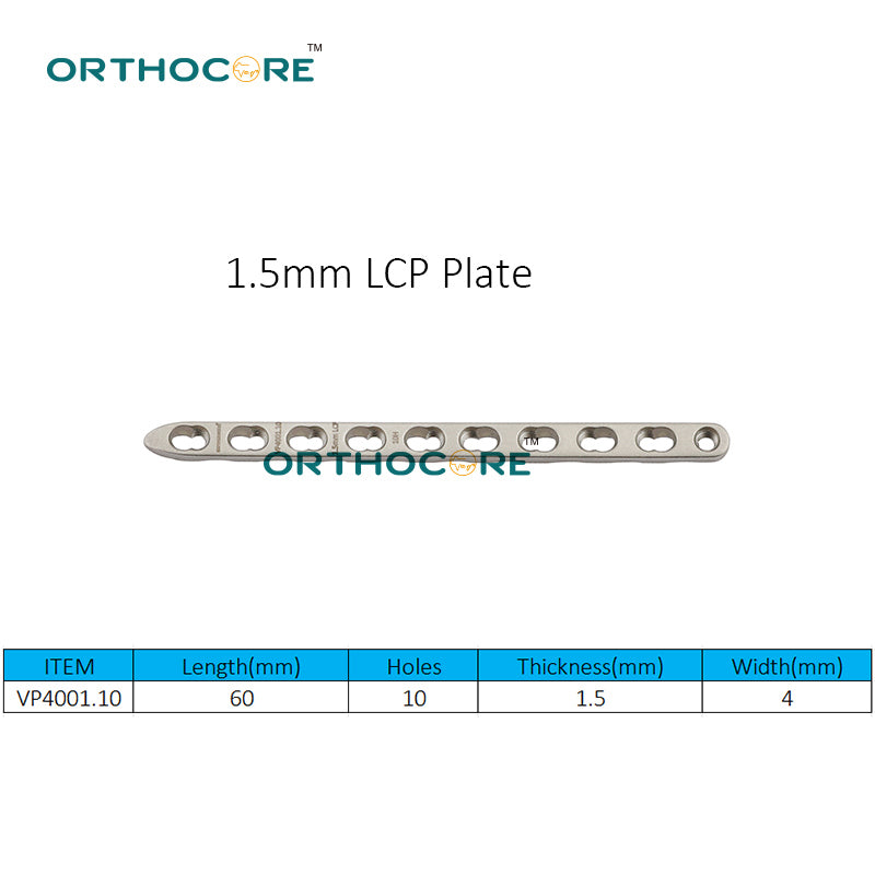 1.5mm Locking Compression Plates LCP