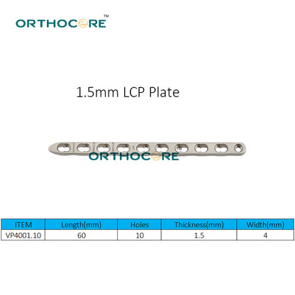 1.5mm Locking Compression Plates LCP