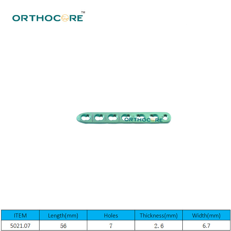 2.4mm Titanium LCP Locking Compression Plates