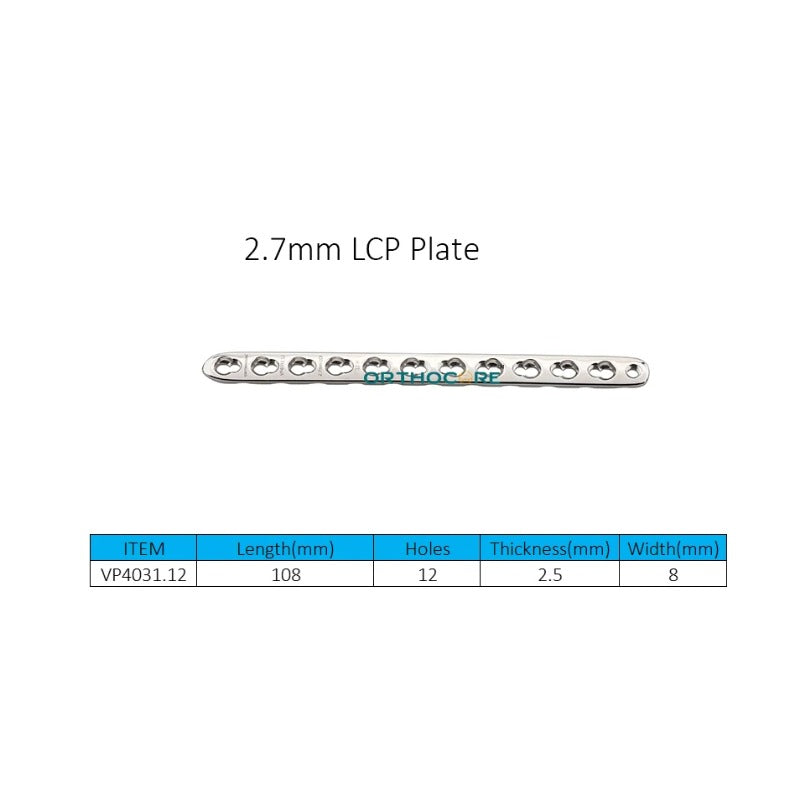 2.7mm Locking Compression Plates LCP