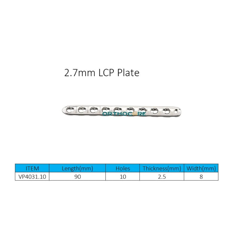 2.7mm Locking Compression Plates LCP