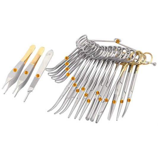 Small Animal Soft Tissue Surgical Instruments Kit