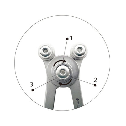Bone Plate Bending Plier Roller Type