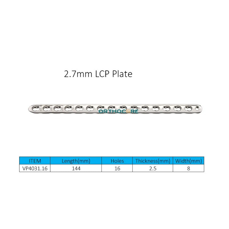 2.7mm Locking Compression Plates LCP