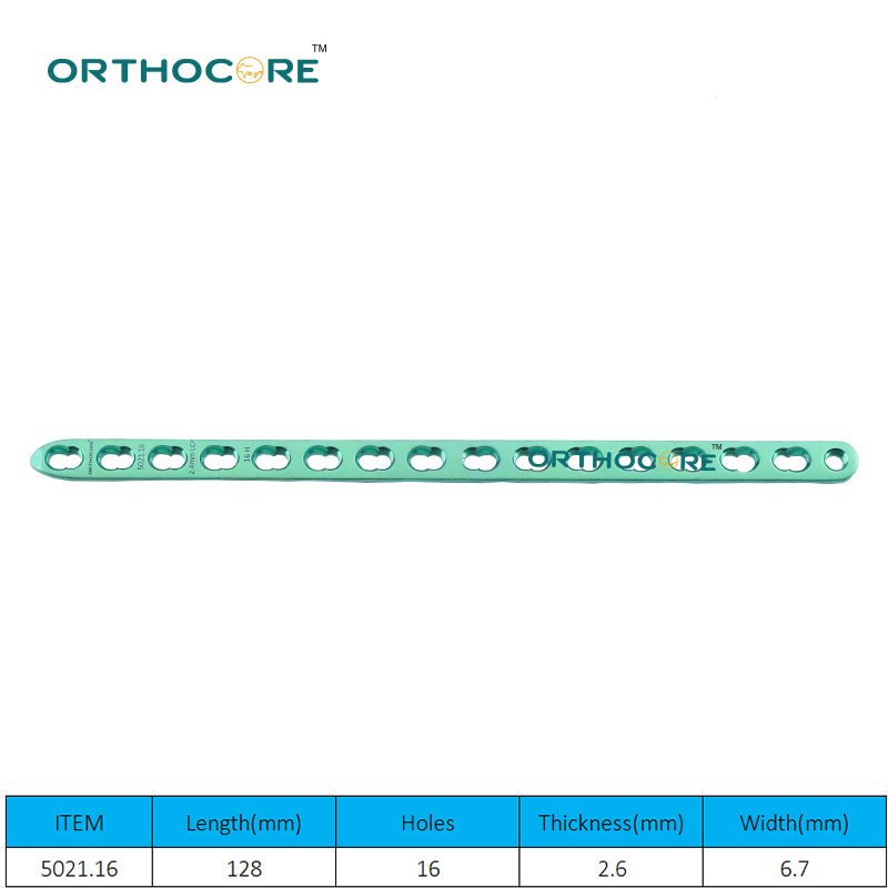 2.4mm Titanium LCP Locking Compression Plates
